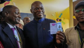 Nguema Wins Gabon Election in Landslide