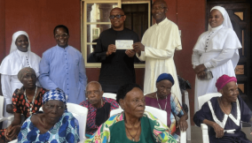 Peter Obi visits St. Martin’s Orphanage and Home for the Lonely Adults