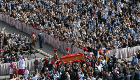 World bid final farewell to Pope Francis as body leaves for St. Mary Major