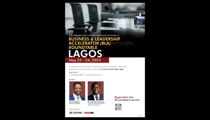 Last Call: BLA Roundtable Lagos Starts Soon!