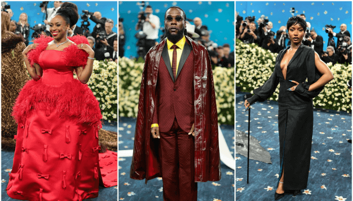 Pictures: Burna boy, Chimamanda, Ayra starr shine at this year’s MET gala