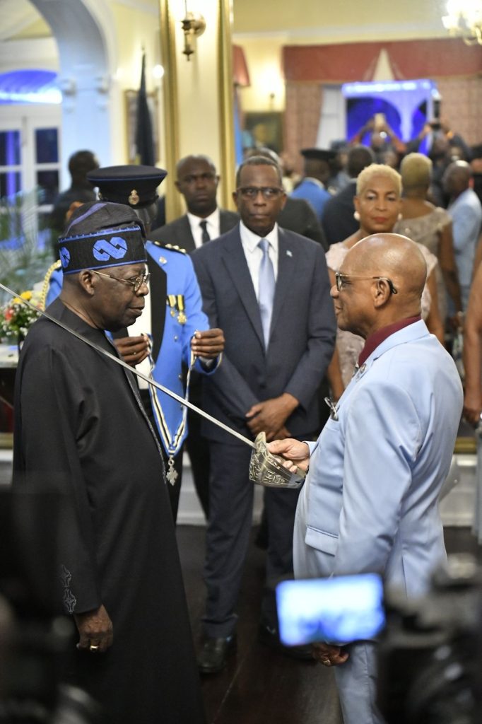 Bola Tinubu gets Saint Lucia's highest national honour