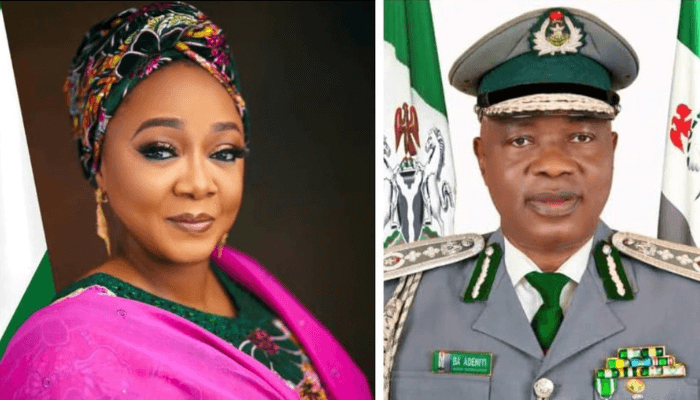 Women Affairs Ministry, Customs reach out to women, families, others with bags of rice, fabrics