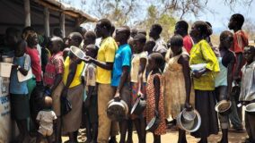 Hunger crisis and food insecurity.