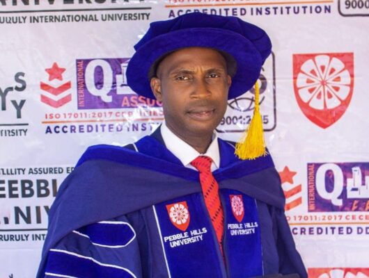 Expert Receives Honorary Doctorate Award for Sterling Leadership, Innovation