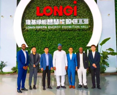LONGI and Nigerian delegates