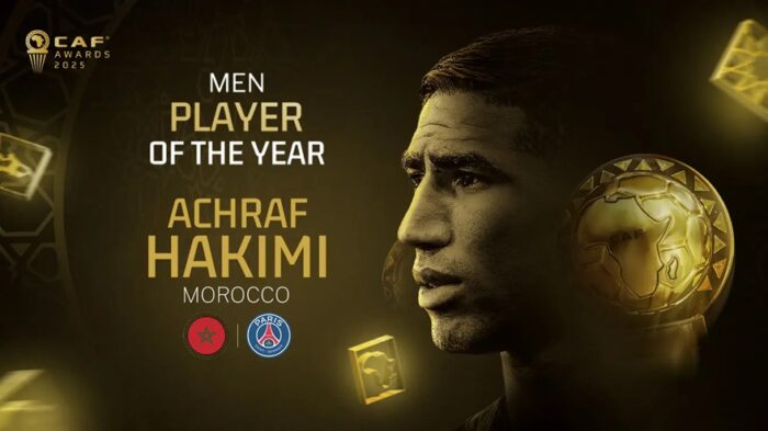 Achraf Hakimi-CAF-Awards