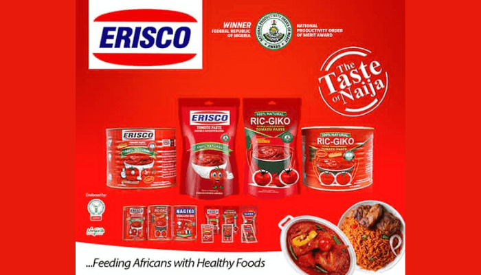 Erisco Foods’ Accolades Cement Its Role as a Key Contributor to Nigeria’s Economic Growth