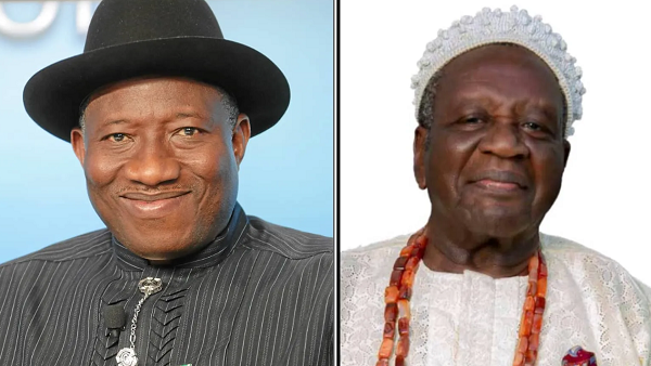 Goodluck Jonathan and Victor Attah