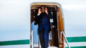 Kashim Shettima travelling