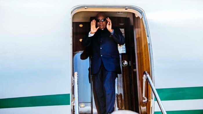 Kashim Shettima travelling