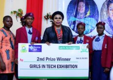 Keystone Bank chairman, Ada Chukwudozie, rewards young innovators in science, tech