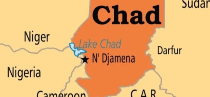 Nigeria and Chad border map