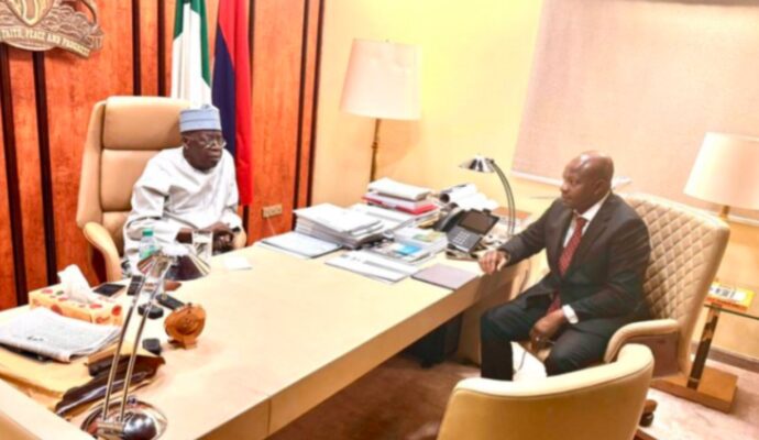President Tinubu and Oluwatosin Ajayi DSS DG