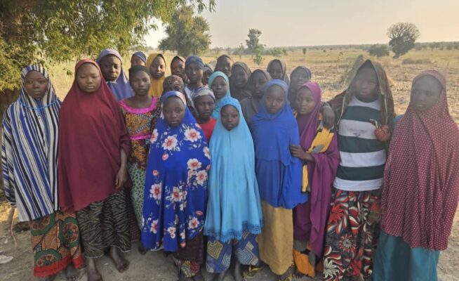 Rescued Kebbi schoolgirls