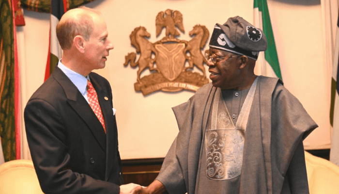 Tinubu receives Duke of Edinburgh, says economic reforms will empower youths