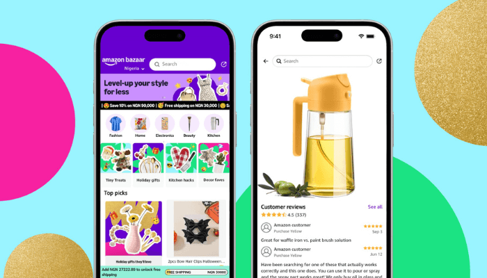Amazon extends haul’s ultra low-price shopping experience to Nigeria with new Amazon bazaar app