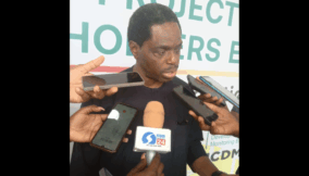 Lanre Olawuyi, General Manager, Nigerian Content of Renaissance Africa Energy Company Limited, explaining the concept note