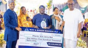 Kim Jerry Bot wins 2025 May & Baker professional service award in pharmacy