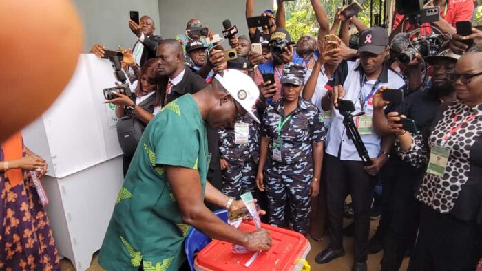 Soludo casts vote, decries opposition candidates vote buying