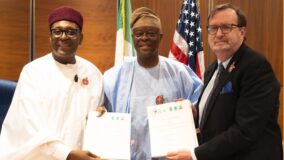 Ali Pate, Wale Edun and US Ambassador