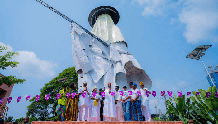 Sanwo-Olu commissions Eyo monument, reaffirms commitment to Lagos’ cultural identity