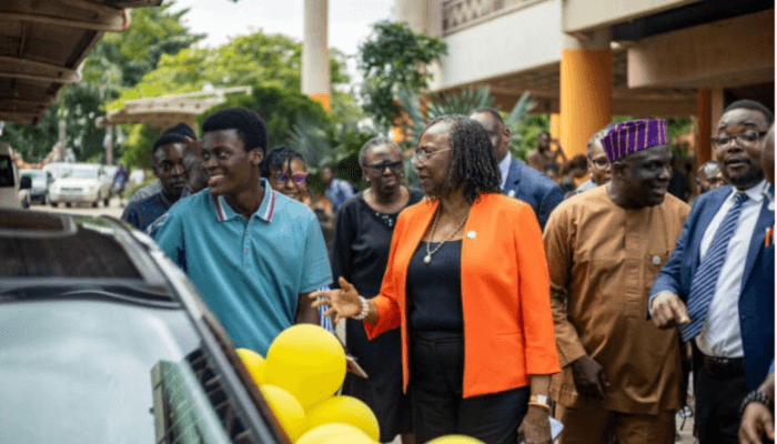 Babatunde, 100-level UNILAG student, wins MTN Campus Invasion competition, N35m car