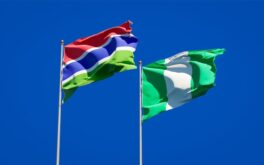 Nigeria and Gambia flags