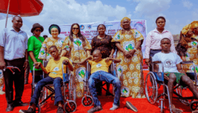 Oborevwori’s wife reaches out to children with special needs, caregivers in Delta Central