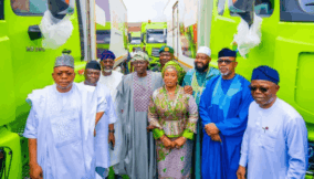 Sanwo-Olu launches CGN truck support for truckers
