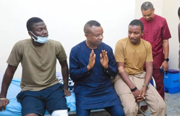 The-two-pilots-sitting-at-the-hospital-where-they-receive-medical-treatment
