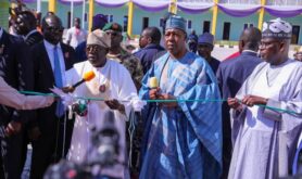 Tinubu, Zulum at project commissioning in Borno
