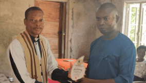 Mbah’s aide honoured as ECWA Church for contribution to development in Nomeh Community