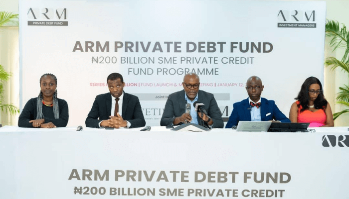 ARM launches N200bn private debt fund to close SME credit gap, boost local production