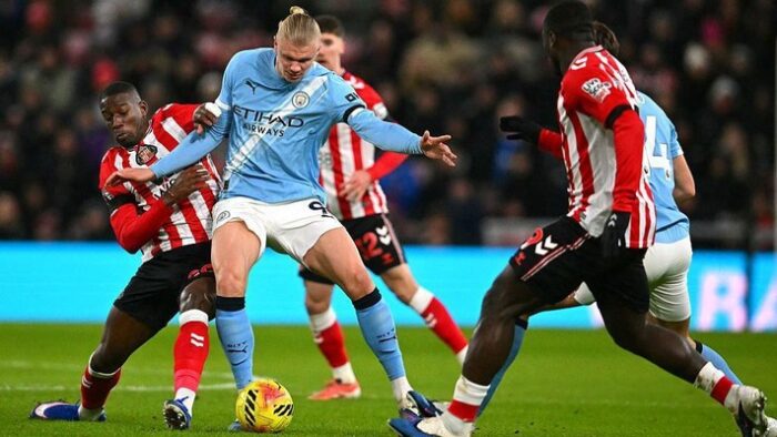 sunderland vs man city
