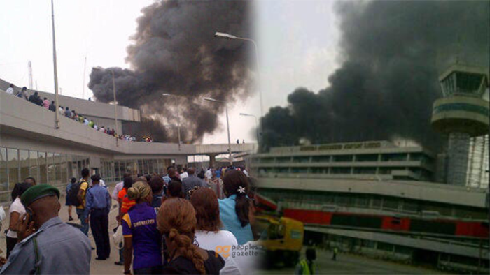 Fire guts Murtala Muhammed