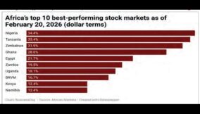 Naira rally lifts Nigeria’s stock market