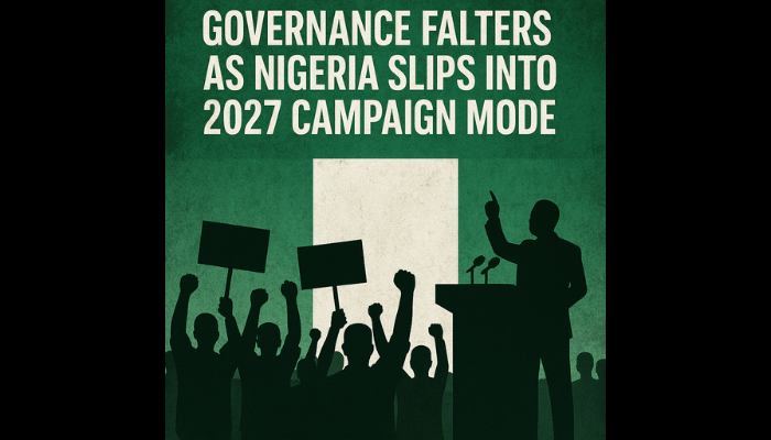 Governance falters as Nigeria slips into 2027 campaign mode