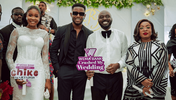 Couple get Valentine’s Day wedding surprise from Wema Bank