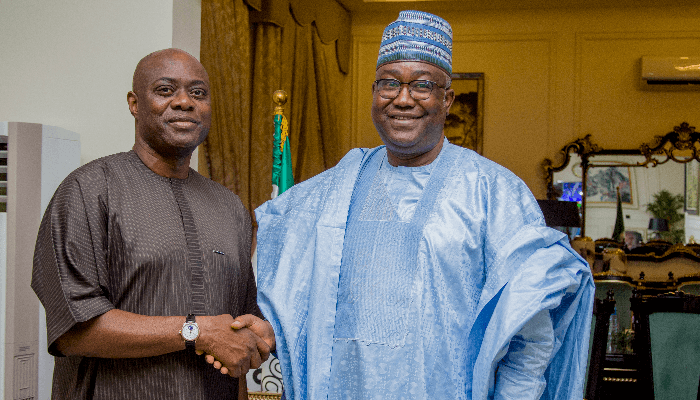 Gbenga Hashim meets with Governor Makinde to consolidate PDP unity, strengthen multi party democracy
