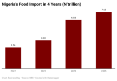 Nigeria’s food import hits 4-yr high on waiver policy 
