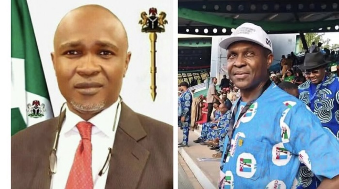 Ogundu Kingsley Chinda, Minority Leader, House of Representatives & Tonye Cole, APC guber pointman in Rivers State for two past elections