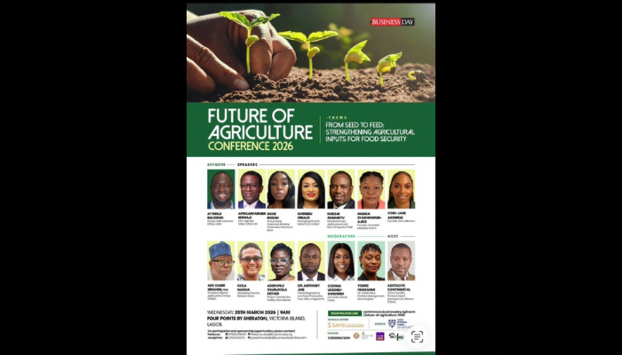 BusinessDay’s Future of Agric summit holds March 25