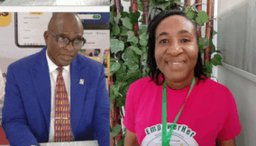 Ofon Udofia, Executive Secretary, Institute of Export Operations & Management (IEOM) & Mercy Odibe, Coordinator, Women in Export desk at IEOM, and Coordinator, IWD