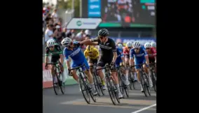 Cyclist handed 25-day ban for punching rival