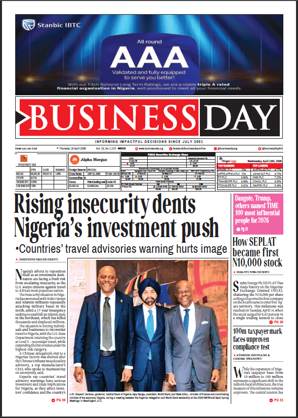 BusinessDay 16th Apr 2026