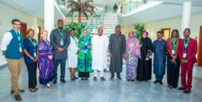 Group photo at the launch of the GenU 9JA secretariat at the OVP