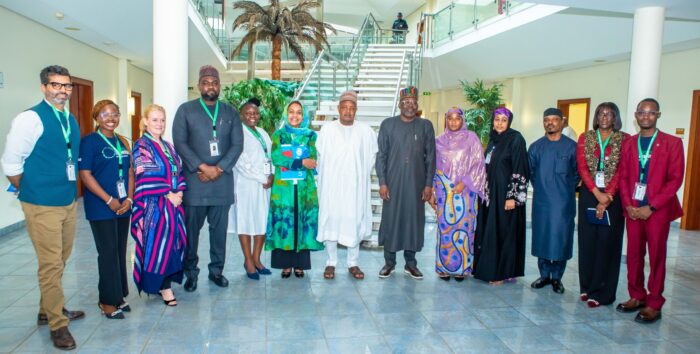 Group photo at the launch of the GenU 9JA secretariat at the OVP