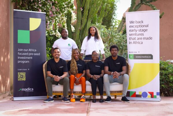 Head of Madica Emmanuel Adegboye with the portfolio companies