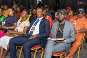 Stakeholders at the April monthly forum to review oil asst protection strategies. 